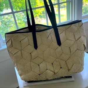 Welden woven straw tote bag